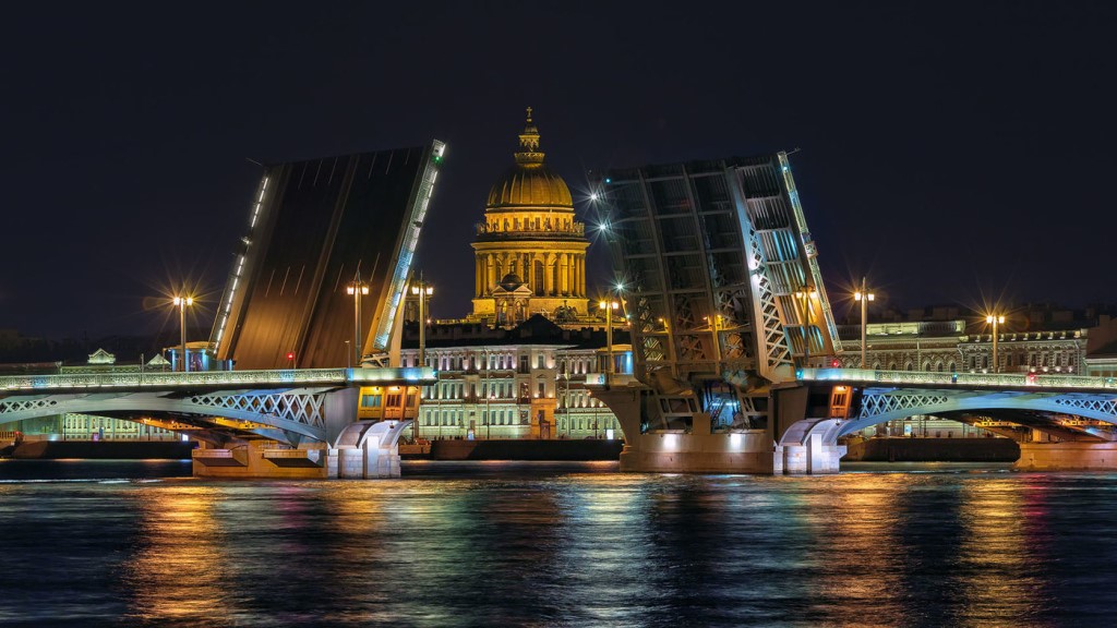 подъем Благовещенского моста