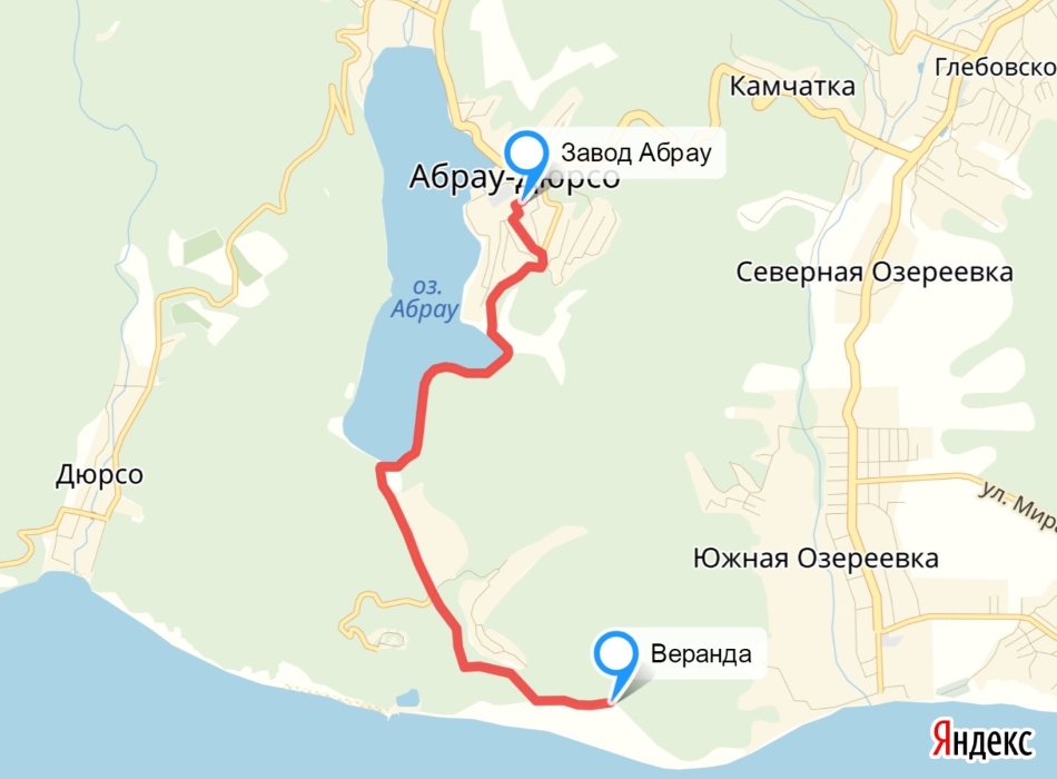 Дорога, ведущая к веранде